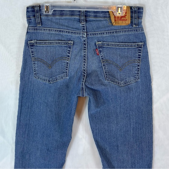 Boys Levi’s Straight Leg Blue Jeans / size 14 Reg / 27x29 - Picture 9 of 9